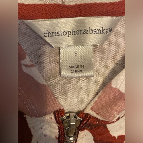 Christopher & Banks Full Zip Hoodie, Small - Picture 3 of 6